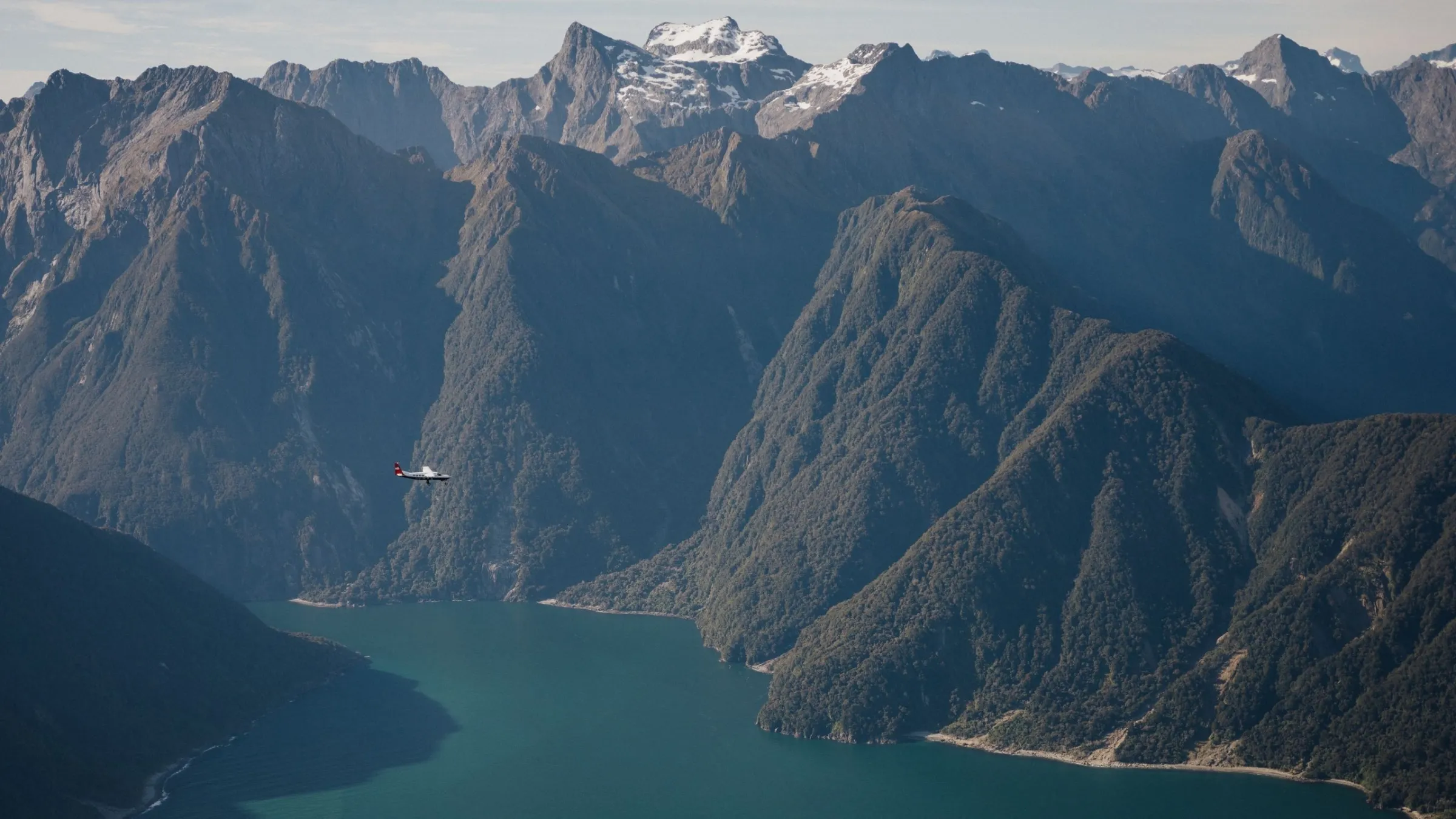 a view of a large mountain in the background