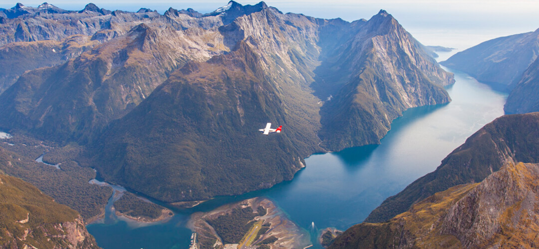 a canyon with a mountain in the background